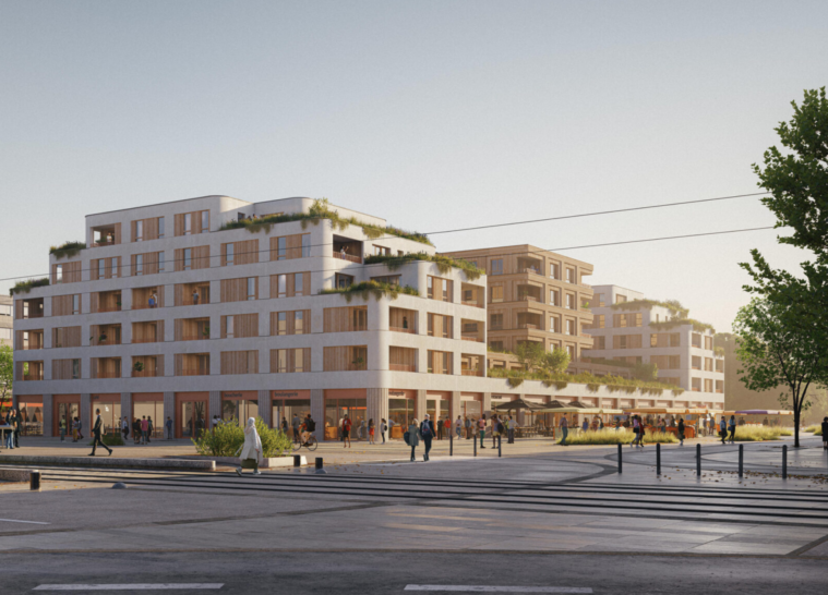 Image d'illustration de la future Place Mendès France (Novapole/ LOD)