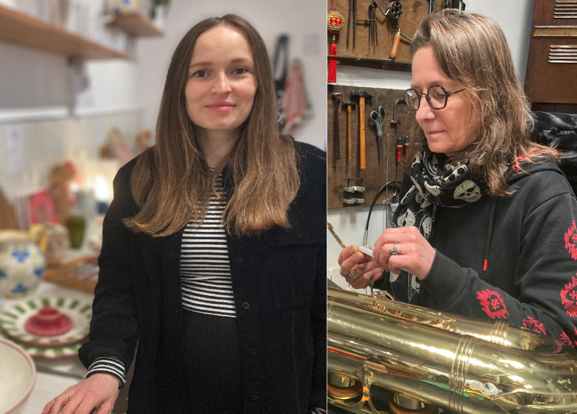 Marion Van Cleemput (Maison Madise) et Frédérique Bizeul.